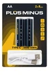 Аккумуляторные батарейки AA PLusMinus 1.5V пальчиковые перезаряжаемые 2500mwh с USB Type-C зарядкой (комплект 2шт) - изображение 1
