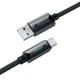 Кабель Acefast C19-04 USB – Type-C 3 А 1.2 м в нейлоновому обплетенні чорний - изображение 5