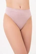 Женские стринги бесшовные Giulia STRING BRIEFS GRAIN L/XL Pink-burnished lilac, эргономичное бельё - изображение 2