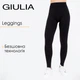Бесшовные леггинсы из микрофибры Giulia LEGGINGS S/M Black-nero лосины для фитнеса - изображение 1