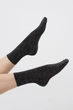 Шкарпетки жіночі класичні з люрексом Giulia WS3 CLASSIC LUREX 36/40 Black-black silver високі - зображення 2