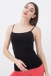 Женская бесшовная майка на тонких бретелях Giulia CAMISOLE L/XL Black-black, бесшовный летний верх, чёрный - изображение 5
