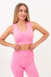 Безшовний жіночий спортивний топ Giulia TOP SPORT SHAPE S/M з мікрофібри, підтримка, фітнес, тренування, рожевий Pink-rosa pink - зображення 2