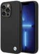 Etui plecki BMW Silicone Metal Logo do Apple iPhone 15 Pro Max Black (3666339200107) - obraz 1