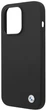 Etui plecki BMW Silicone Metal Logo do Apple iPhone 15 Pro Max Black (3666339200107) - obraz 5