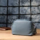 Сумка жіноча з двома секціями з натуральної шкіри Vintage 22920 Блакитний - зображення 10
