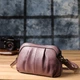Сумка кросс боди через плечо женская из натуральная кожи Vintage leather-22898 Розово-лиловая - изображение 12