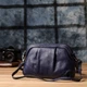 Сумка кросс боди через плечо женская из натуральная кожи Vintage leather-22897 Темно-синяя - изображение 10