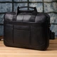 Сумка портфель мужская из натуральная кожи Vintage leather-23039 Черная - изображение 10