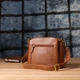 Сумка кросс боди через плечо женская из натуральная кожи Vintage leather-22975 Рыжяя - изображение 12