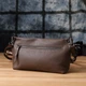 Женская сумка на плечо из натуральной кожи Vintage bg230fash06 Коричневый - изображение 11