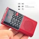 Кишеньковий радіоприймач L-328 з акумулятором Радіо FM / LED-дисплей / MP3 / слот TF card / USB-рекордер - зображення 2