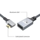 Кабель Перехідник SUNROZ Mini HDMI - HDMI (M/F) 4K 2K 60Hz, 20 см (Left) (A-48649) - зображення 2