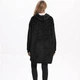 Толстовка плед с капюшоном и рукавами Huggle Hoodie теплый халат худи оверсайз Black - изображение 3