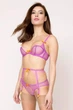 Комплект Agent Provocateur Lorna (бюстгальтер 32C+ слипы 2) мажента-оранж - изображение 1