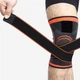Наколенник-бандаж коленного сустава Sibote Knee Support WN-26O XL Серо-оранжевый - изображение 2