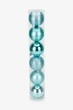 Набір новорічних кульок No Brand YL050718 8 см Різнокольоровий 6 шт (2002018133013) - зображення 1