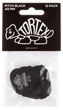 Медиаторы Dunlop 488P.60 Tortex Pitch Black Standard Player's Pack 0.60 mm (12 шт.) - изображение 1