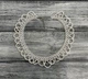 Колье-силянка из чешского бисера HatynkaUA Necklace 39 см Бело-серебристый (SUN999_48) - изображение 2