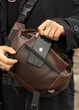 Мужская сумка Sambag Tirso Max Темно-коричневый 38х21 см (80411020m) - изображение 4