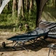Раскладушка Naturehike с матрасом туристическая раскладушка до 150 кг карповая раскладушка рыбацкая 190 см для кемпинга и рыбалки Черный - изображение 9