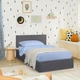 Изголовье для кровати COSAS Cuba Smoky 55x98 см Графит - изображение 3