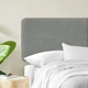 Голова для ліжка COSAS Bali Stone 55x170 см Базальт - зображення 4