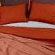 Плед-покрывало косичка COSAS 160х230 см Amber Knitted Braid Оранжевый - изображение 2