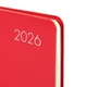 Еженедельник Leo Planner 10х17 см 2026 Glory 128 с Красный (252652) - изображение 2