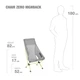 Стілець Helinox Zero Chair High-Back (колір Grey) - зображення 5