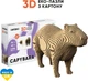 Картонный 3D пазл-конструктор Cartonic 3D Puzzle Capybara (CARTCAPY) - изображение 2