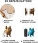 Картонний конструктор Cartonic 3D Puzzle Bulldog Puppy 63 елементи (CARTMNBULL) - зображення 5
