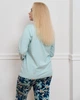 Піжама жіноча бавовняна Plus Size зі штанами Лілії 30110 Бірюзовий 5XL - зображення 6