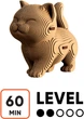 Картонный конструктор Cartonic 3D Puzzle Walking Kitten 56 элементов (CARTMNWALK) - изображение 10
