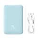Зовнійшній акумулятор Baseus Magnetic Mini Wireless Fast Charge Power Bank 10000mAh 20W Blue - изображение 3