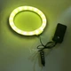 Кольцевая лампа для селфи RGB LED 26 см со штативом 2м и держателем для телефона, светодиодная лампа для блоггеров, макияжа, фото и видеосъемки с регулировкой яркости 10-100%, холодный/теплый/RGB свет Черная MJ26T - изображение 7