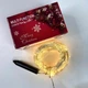 Гирлянда роса Конский хвост, светодиодная USB гирлянда 23 нити по 2,5 метра, новогодняя гирлянда для декора и праздников с теплым желтым светом 600 LED, гирлянда пучок капли росы для елки, JYL-600 - изображение 2