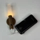 Світильник настінний LED з датчиком руху Induction lamp, акумуляторна бездротова лампа-нічник під дерево з теплим світлом і магнітним кріпленням, для спальні, коридору, декору Темне дерево AND-850-DarkWood - зображення 3
