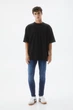 Джинси Skinny Pull & Bear темно-синій QBIVD887 38 - изображение 1