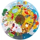 Пазл дерев'яний Bigjigs Пори року круглі 50 елементів 2999770 (691621810033) - зображення 2