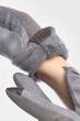 Перчатки женские на евромеху сенсорные сиреневого цвета GLOVES размер 7.5 (209387) - изображение 3