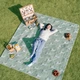 Коврик для пикника Naturehike CNK2350WS010 с принтом 210x240 см 1.5 кг Blue (6976507661645) - изображение 4