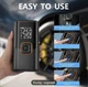 Портативный насос 150PSI с цифровым манометром, LED фонарем и USB аккумулятором - изображение 4