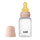 Детская пластиковая бутылочка BIBS Baby Bottle Round Latex 150 мл Slow Flow (медленный поток) blush - изображение 1