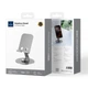 Подставка для телефона WIWU ZM-014 Desktoop Rotation Stand Grey - изображение 4