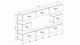 Вітальня комплект BOX F3 MiroMark білий глянець/чорний глянець (BX-F3-WB/BL) - зображення 2