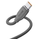 Кабель Baseus Jelly Liquid Silica Gel Fast Charging Data Cable Type-C to Type-C 100W 1.2m Black - зображення 3