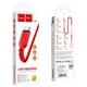 Кабель HOCO X59 USB to Type-C 3A, 1m, nylon, TPE connectors, Red - изображение 4