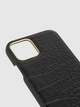 Чохол iDeal Of Sweden Atelier Case для Apple iPhone 12 / iPhone 12 Pro (IDACAW20-2061-236) Neo Noir Croco - изображение 2