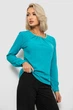 Блуза однотонная, цвет бирюзовый, S, 230R306 - изображение 3